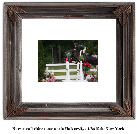 horse trail rides near me in University at Buffalo, New York